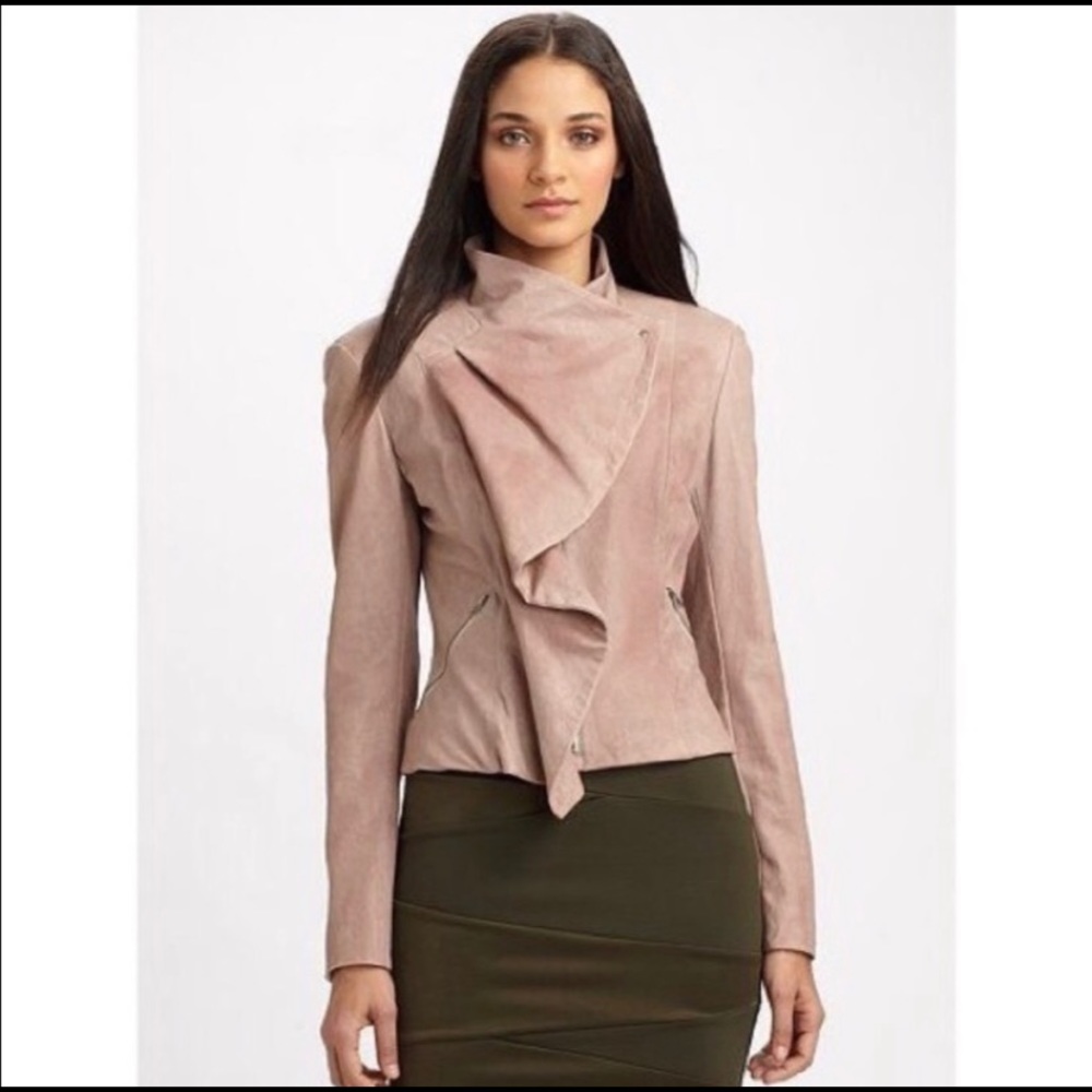 DVF patisserie leather jacket